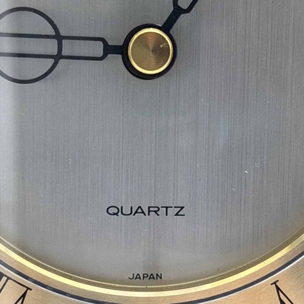 Seiko Rotating Pendulum Mantle Clock QQW114G Japan-Tested